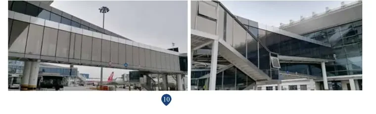 Passerelles traitées à l'aéroport de Xiamen Gaoqi