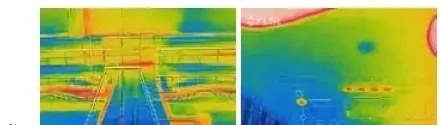 Thermographie d'une passerelle à l'aéroport de Haneda